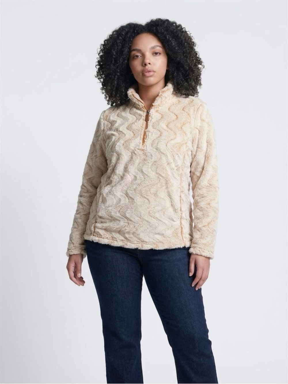 Simply Southern Teddy Half-Zip Jacket
